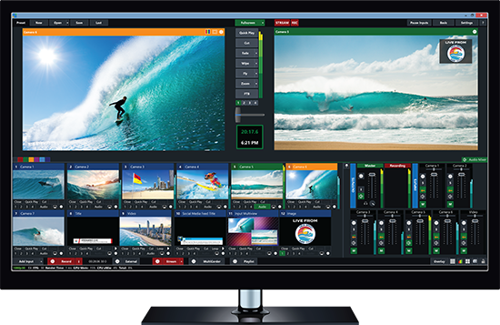 vMix Pro - Live Switching, Streaming, and Replay Software (Lifetime License)