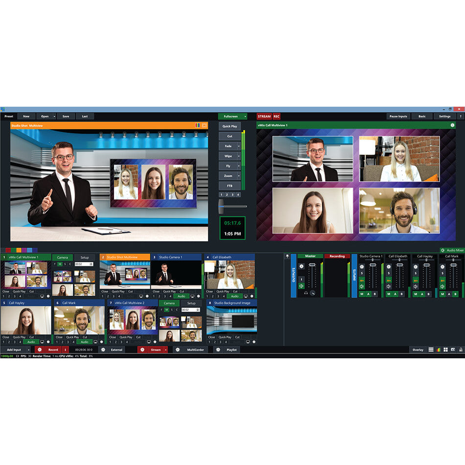 vMix Pro - Live Switching, Streaming, and Replay Software (Lifetime License)