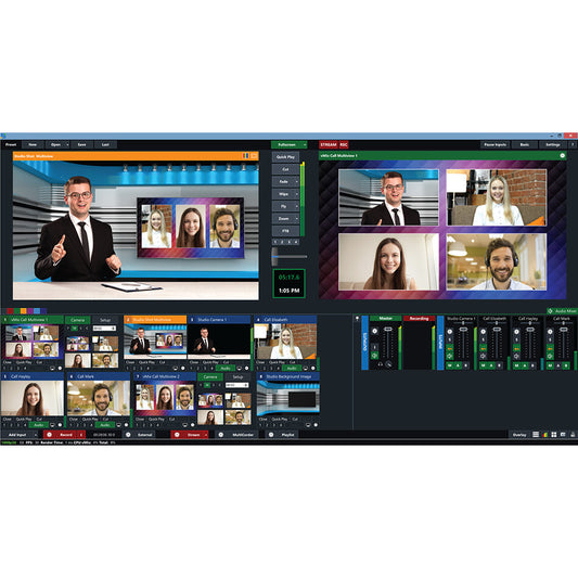 vMix 4K - Live Switching, Streaming, and Replay Software.