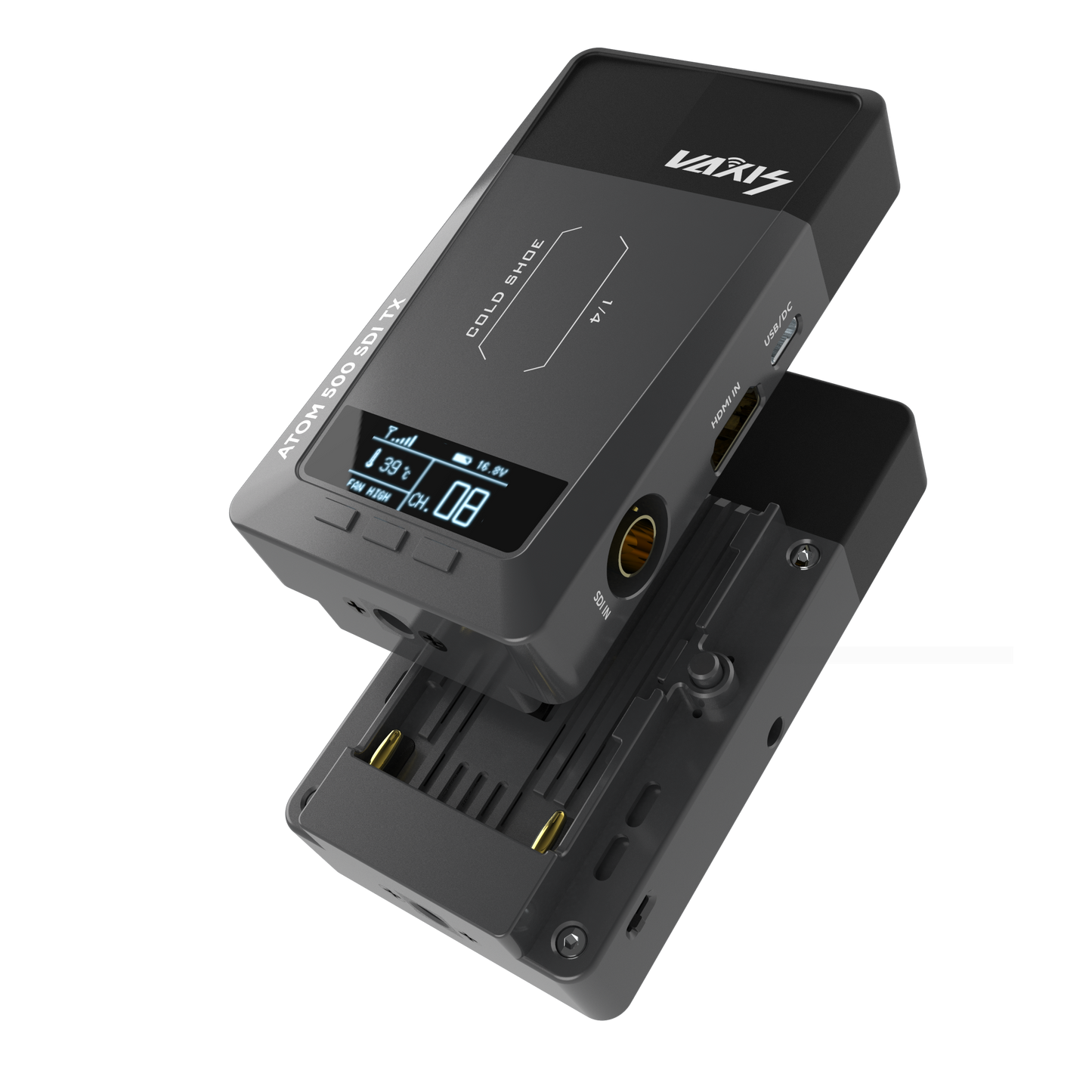 Vaxis ATOM 500 NPF - Wireless Transmitter & Receiver with Free Battery Bundle