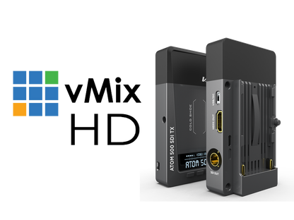 Vaxis ATOM 500 Wireless TX/RX Kit with vMix Basic HD