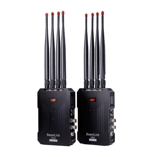 CVW BeamLink VT02+VR02 Kit - Single-channel Full HD 800M (2625 ft) SDI/HDMI Wireless Transmission System