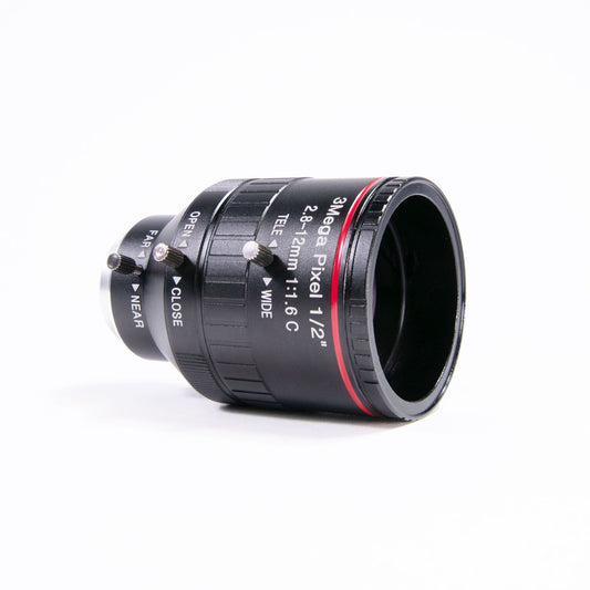 AIDA Imaging HD Varifocal 2.8-12mm Manual Iris CS Mount Lens