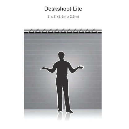 Reflecmedia 8'x8' Deskshoot Lite Standard Bundle with Medium Dual LiteRing