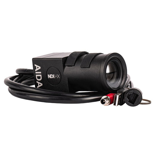 AIDA Imaging HD-NDI-TF - Full HD NDI|HX IP SRT PoE Weatherproof POV Camera with 05-50mm Varifocal Lens