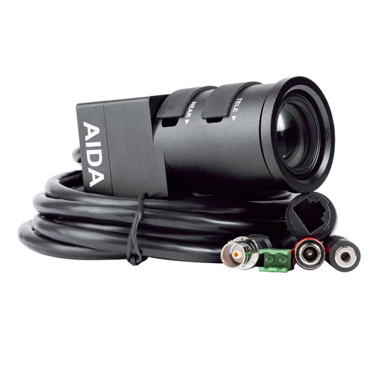 AIDA Imaging HD3G-IPC-TF - Full HD 3G-SDI IP54 Weatherproof Varifocal Lens 05-50mm POV Box Camera with IP Control