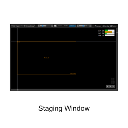 enlightV Hirender S3 media server software for large events