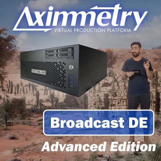 Switchblade LPU4 "Advanced Edition" Unreal Virtual Production Workstation with Aximmetry Broadcast DE