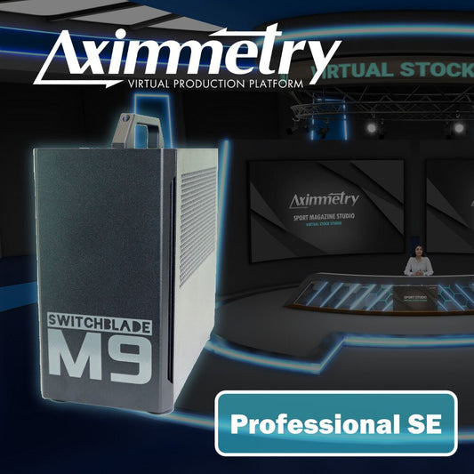 Switchblade M9 Virtual Production Workstation with Aximmetry Professional SE