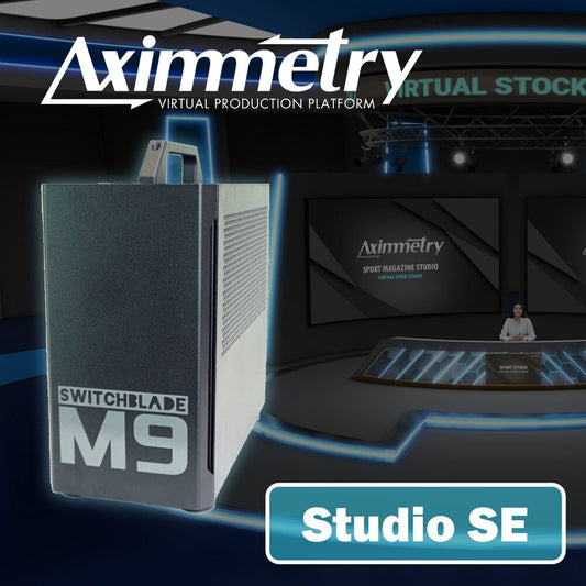 Switchblade M9 Virtual Production Workstation with Aximmetry Studio SE (1 Year No Watermark)
