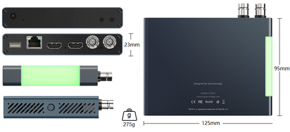 Science Image NDI HD mini - SDI & HDMI Full NDI Converter with Mounting Bracket