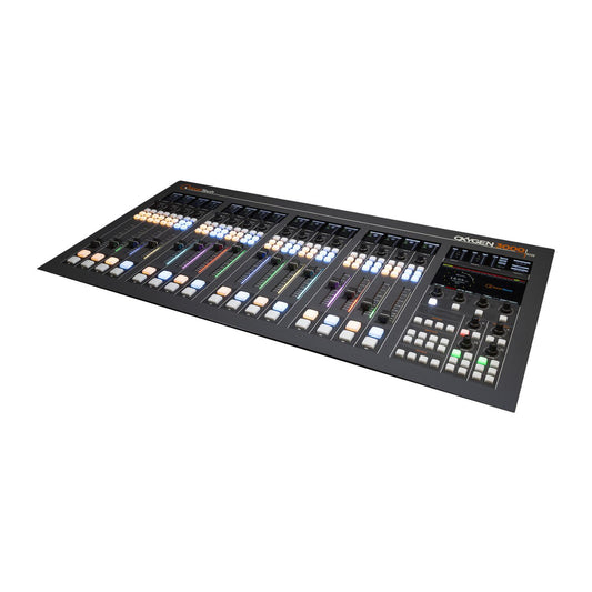 Axel Oxygen 3000 Plus Digital Broadcast 16 Fader Audio Console with 32 Channel Dante Interface