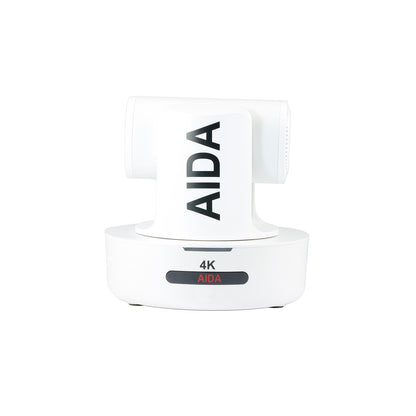 AIDA Imaging PTZ4K-NDI-X12B NDI|HX 4K PTZ Camera with 12X Zoom (White)