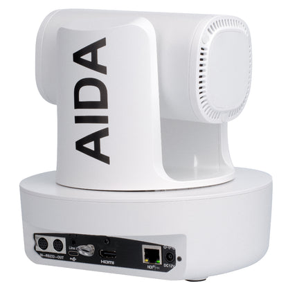 AIDA Imaging PTZ4K-NDI-X30W - Broadcast/Conference NDI|HX 4K NDI/IP/HDMI PTZ Camera 30X Zoom (White)