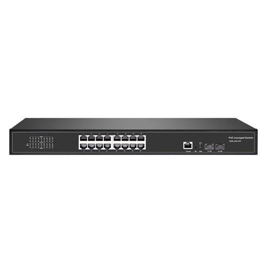 PTZCam 16-port Gigabit Ethernet POE Network Switch for Live Streaming