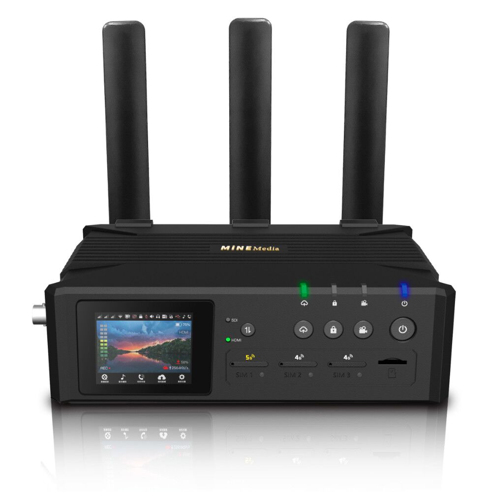 MiNE Media Q8 5G Live Streaming Bonding Video Encoder