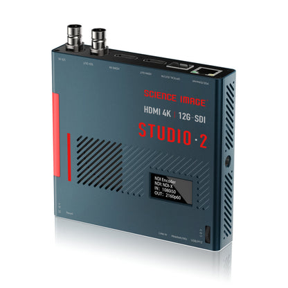 Science Image - Bundle with Two (2) Studio 2 Bi-Directional 4K NDI Converters and Fiber SFP Modules
