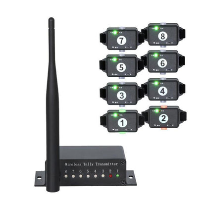 PTZCam Switch N8 bundle with 8-light wireless tally