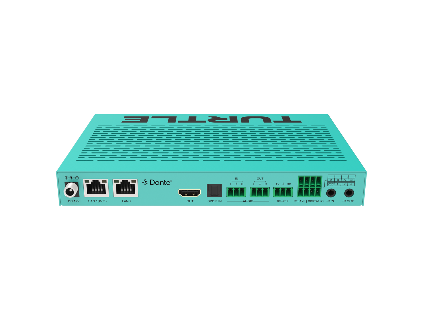 Turtle CHAZY 4K RX - Dante AV-A and JPEG 2000 to HDMI 2.0 Decoder