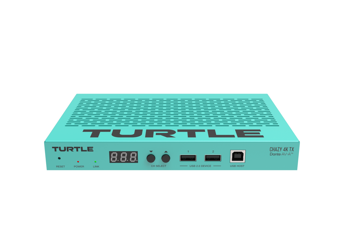 Turtle CHAZY 4K TX - HDMI 2.0 to Dante AV-A and JPEG 2000 Encoder