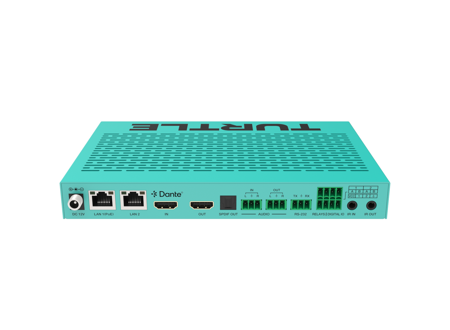 Turtle CHAZY 4K TX - HDMI 2.0 to Dante AV-A and JPEG 2000 Encoder
