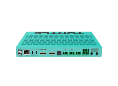 Turtle CHAZY 4K USB-C TX - HDMI 2.0 and USB-C to Dante AV-A and JPEG 2000 Encoder