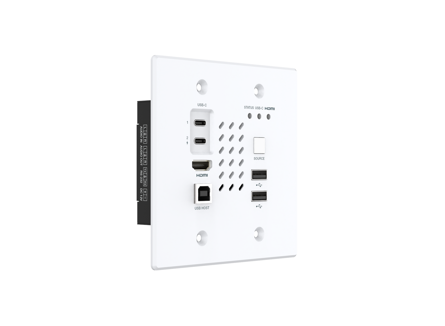 Turtle CHAZY 4K Wall Plate TX Dante AV-A JPEG 2000 Encoder