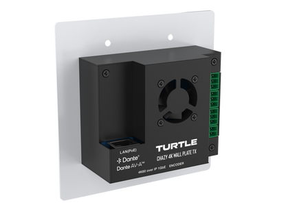 Turtle CHAZY 4K Wall Plate TX Dante AV-A JPEG 2000 Encoder