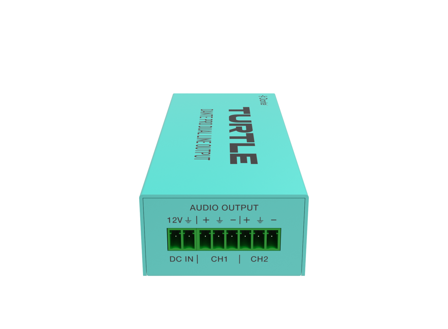 Turtle Dante Pro Dual Channel Analog Line Output Adapter with Gain Controls
