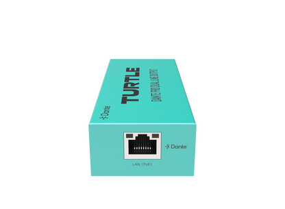Turtle Dante Pro Dual Channel Analog Line Output Adapter with Gain Controls