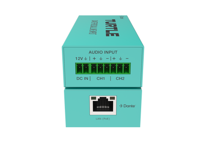 Turtle Dante Pro Dual Channel Analog Line Input Adapter with Gain Control