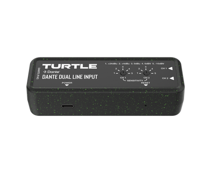 Turtle Dante Dual Channel Analog Line Input Adapter with Gain Controls