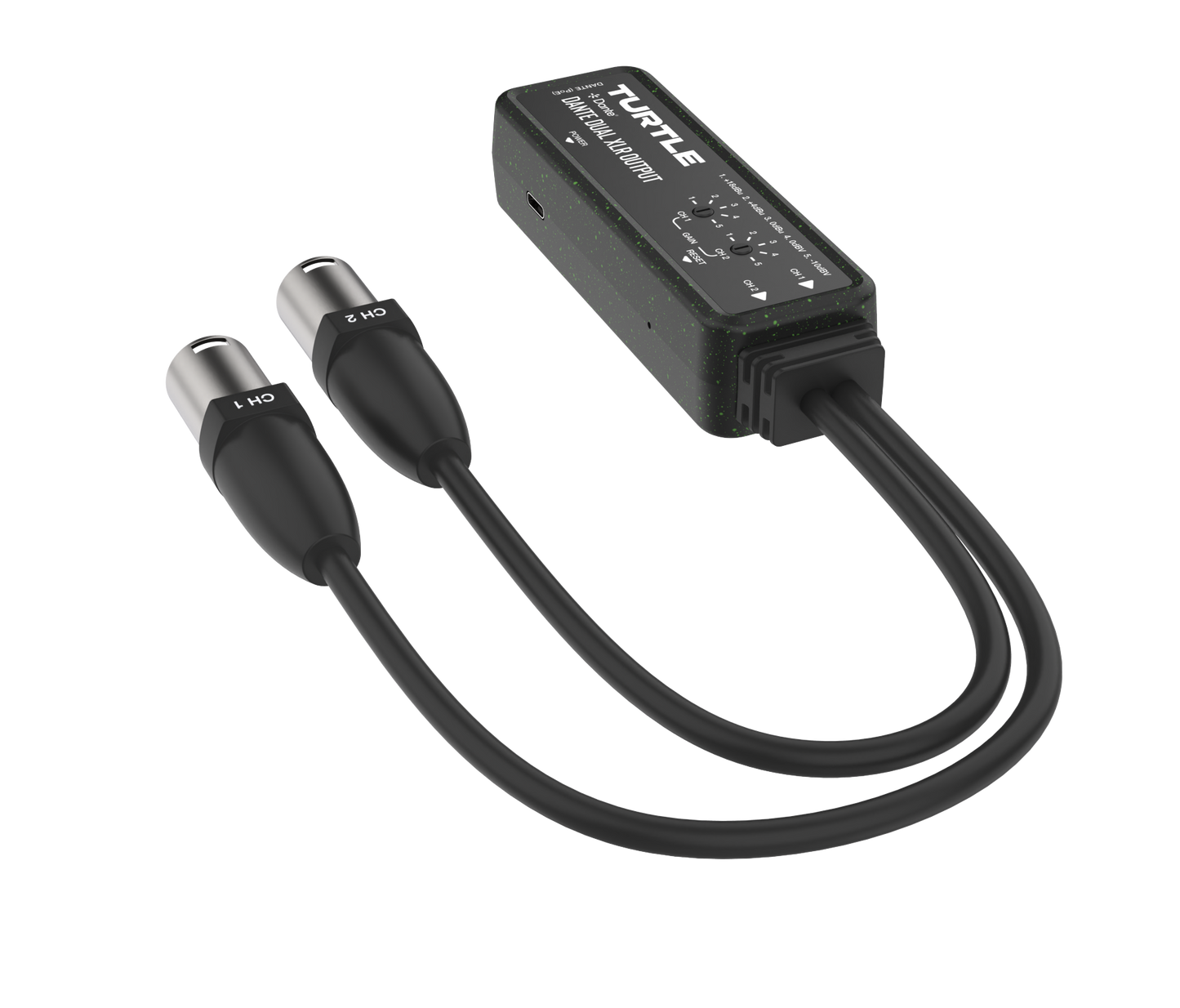 Turtle Dante Dual Channel Dante to Analog XLR Adapter