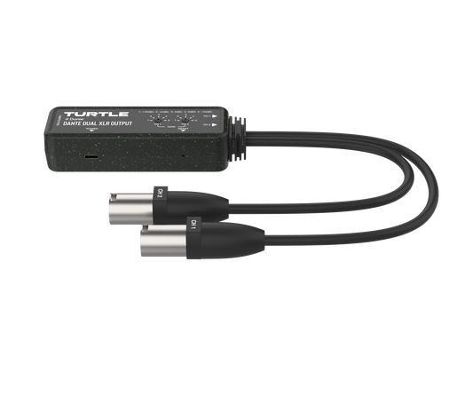 Turtle Dante Dual Channel Dante to Analog XLR Adapter