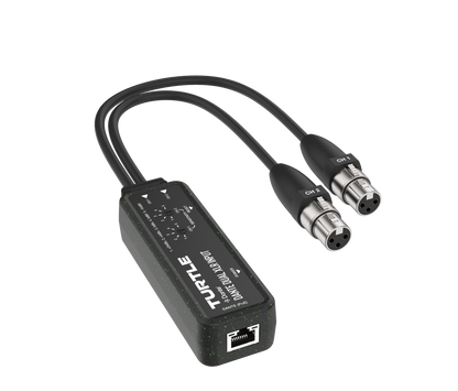 Turtle Dante Dual Channel Analog XLR to Dante Adapter
