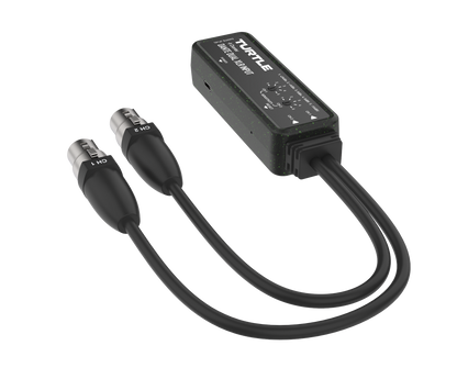 Turtle Dante Dual Channel Analog XLR to Dante Adapter