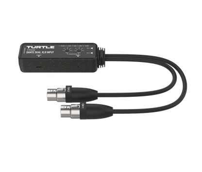 Turtle Dante Dual Channel Analog XLR to Dante Adapter