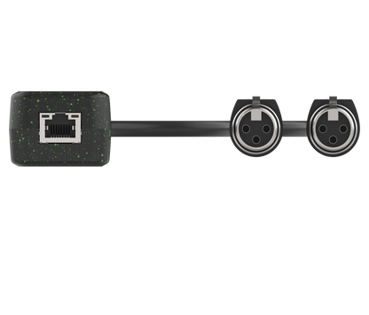 Turtle Dante Dual Channel Analog XLR to Dante Adapter