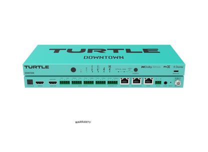 Turtle AV DOWNTOWN - Multi-channel Dolby Atmos and DTS to Dante Encoder
