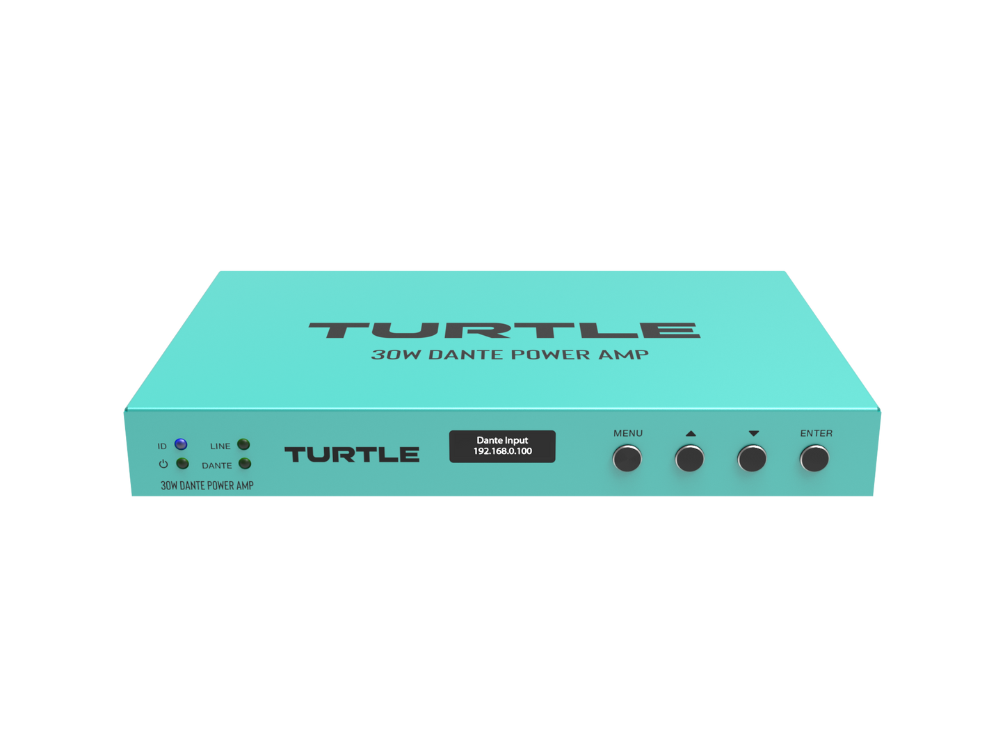 Turtle AV 30W PoE+ Dante Power Amp