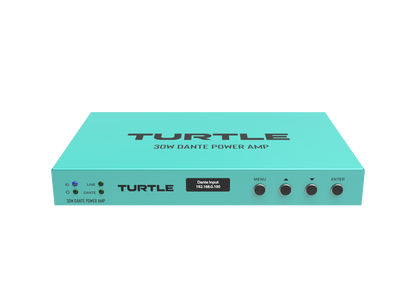 Turtle AV 30W PoE+ Dante Power Amp