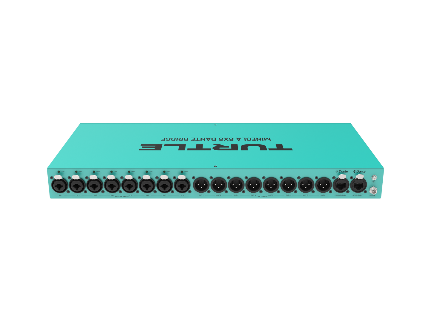 Turtle Mineola 8x8 Dante Audio Bridge