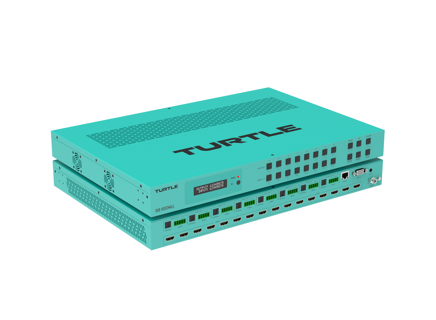 Turtle Video Wall 4x4 - 4K Matrix Switch Multiview Video Wall Controller