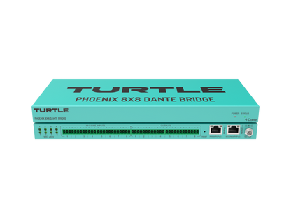 Turtle AV Phoenix 8x8 Dante Audio Bridge