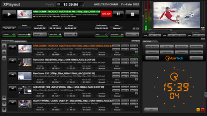 Axel XTV Single-Channel Television Automation System (No Internal Storage)