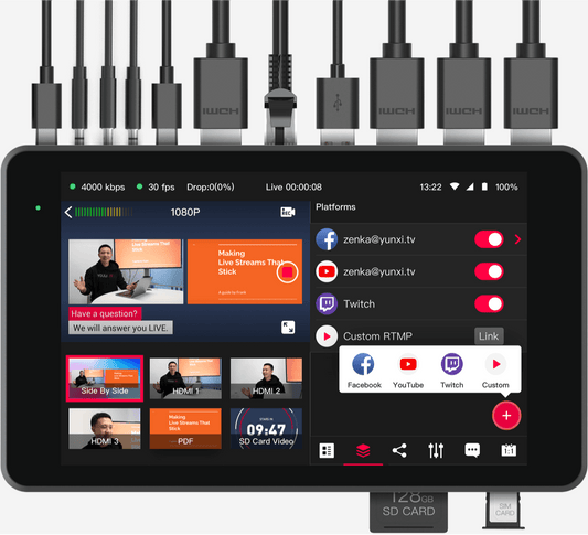 YoloLiv YoloBox PRO Portable Multicam Live Streaming Studio