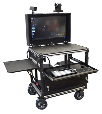 Switchblade MPC (Mobile Production Cart) Tier 1 Bundle with vMix 4K 4-input SDI Switcher