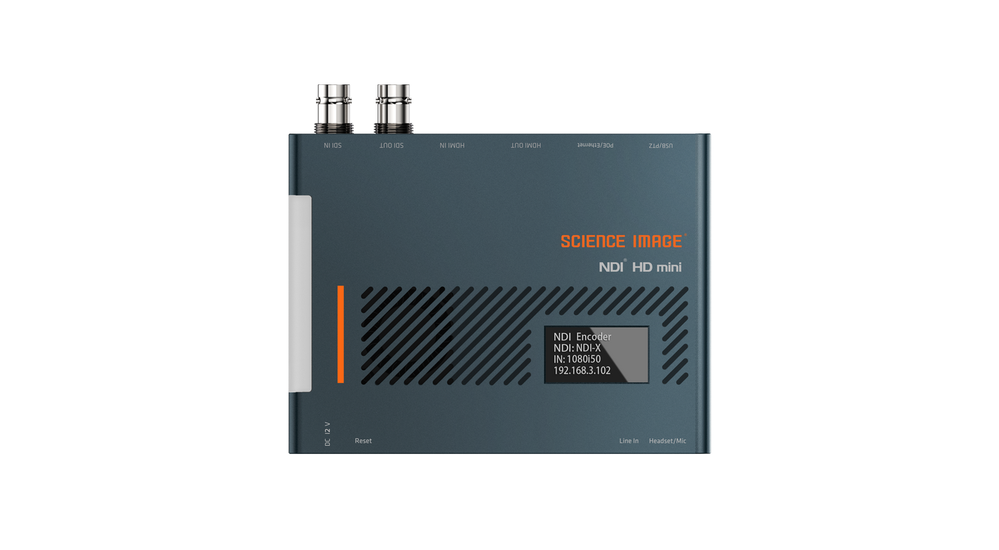 Science Image NDI HD mini - SDI & HDMI Full NDI Converter with Mounting Bracket