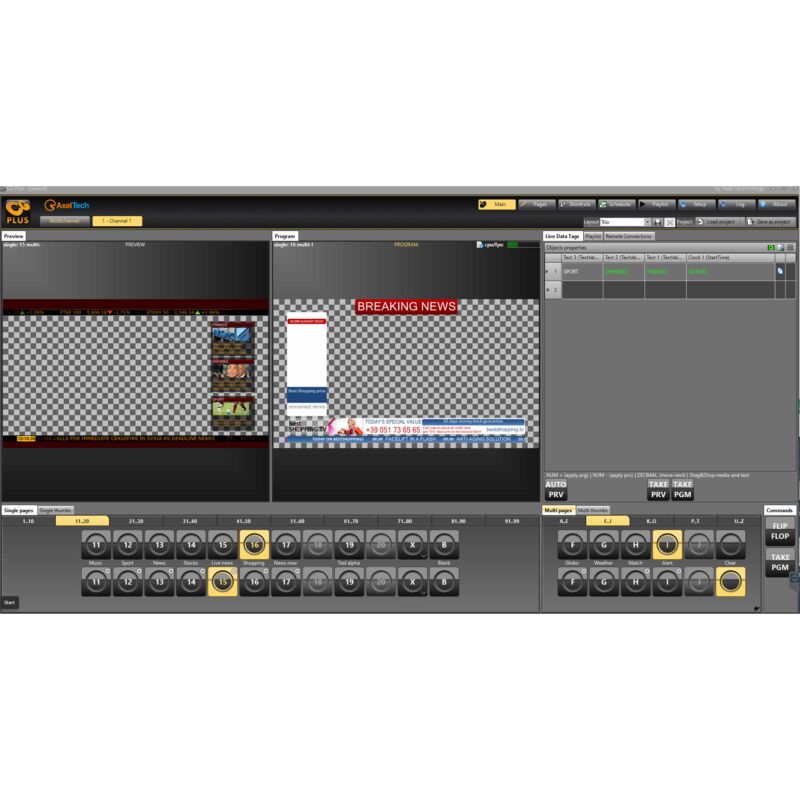 Axel CG PLUS Dual-Channel Broadcast Graphics System - Image 6