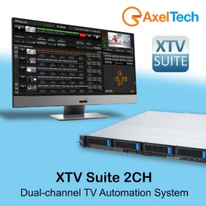 Axel XTV Dual-Channel Television Automation System (No Internal Storage)